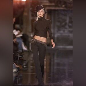 Vintage Chloe Rare Beaded Pants F/W 2000